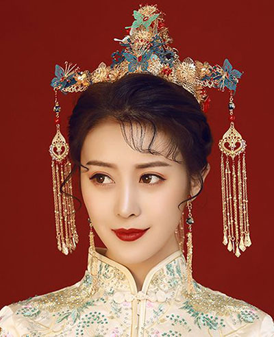复古中式新娘